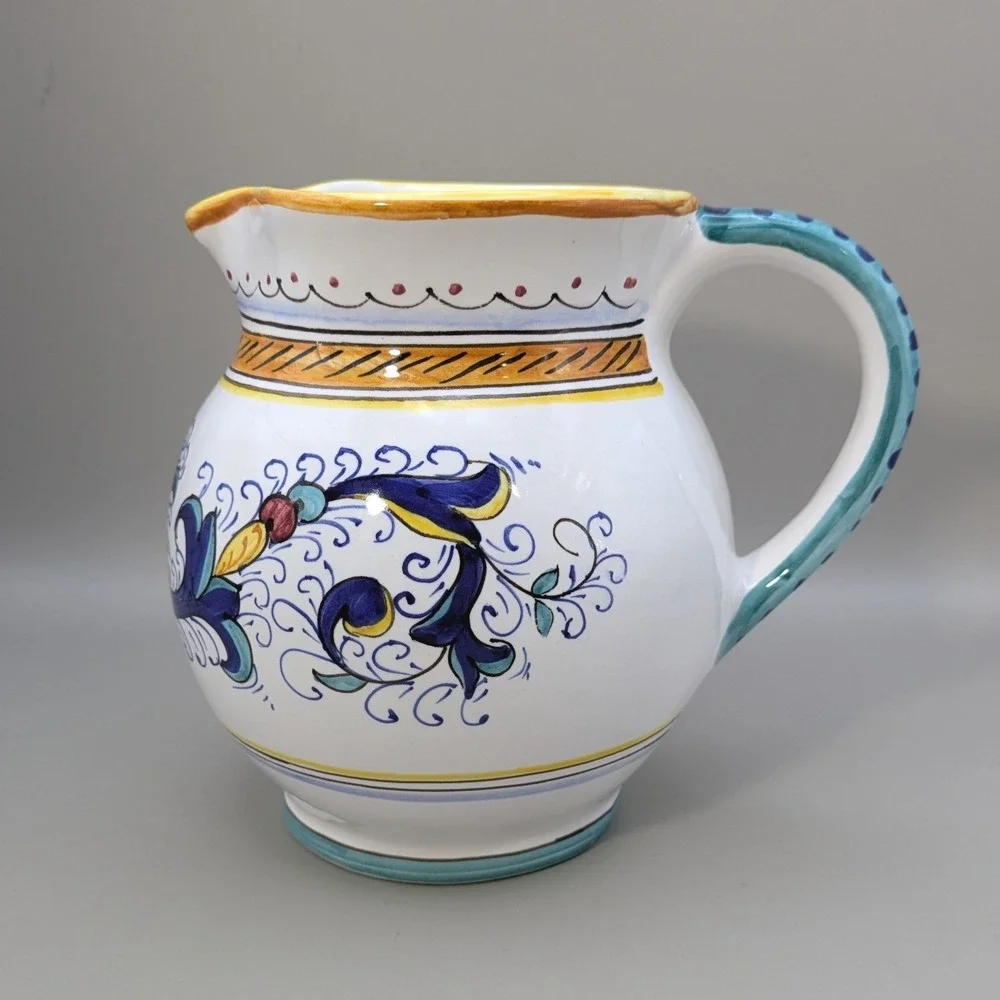 Vintage Deruta Italy Raffaellesco Ceramic 6